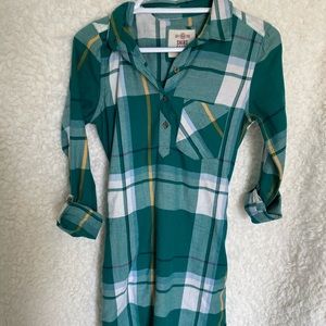 Women’s Flannel Shirt Dress